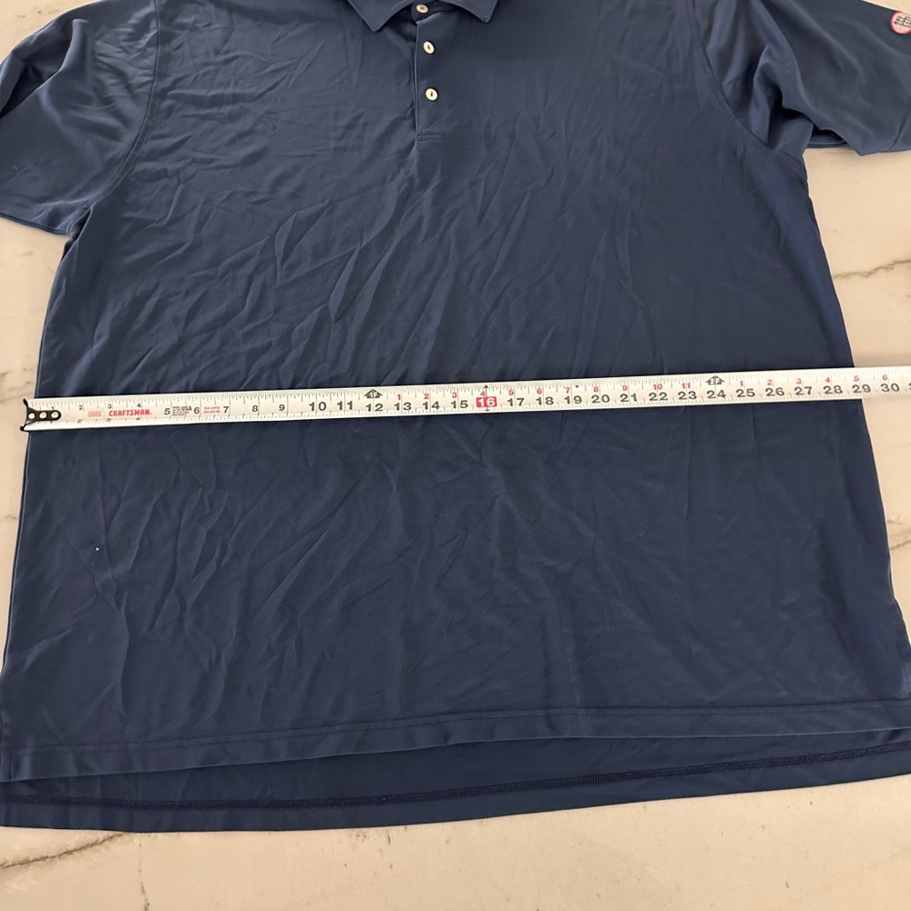 Peter Millar Polo Shirt Mens 4XL Summer Comfort Blue - Picture 7 of 7